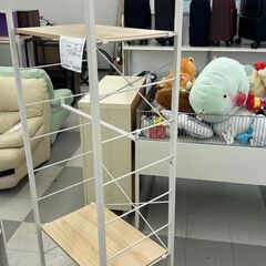 ★リユースのサカイ千葉中央店★  ハンガーラック ブラウン H182×D40×W61 クリーニング済み TC4817の画像