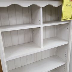 J1558【リユースのサカイ柏店】白井産業　ディスプレイラック　フリーラック　モンシェリーヌ　MCN-1675　ホワイト　クリーニング済み　参考価格20,680円の画像