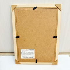 未使用 アイリスオーヤマ 高級 ウッド ガラスフィルム フレーム 額 表彰状 感謝状の画像