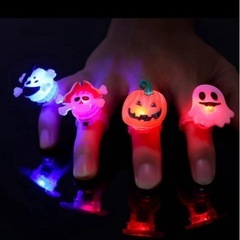 ハロウィン光る指輪の画像