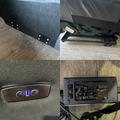 CINEMA 電動リクライニングソファ 3人掛け グレー シネマ 撥水加工  USBボード付きの画像