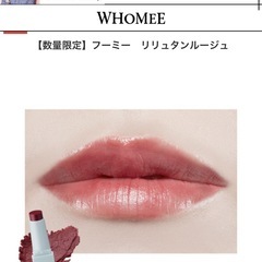 WHOMEE IGARI フーミー リリュタンパレット ルージュの画像