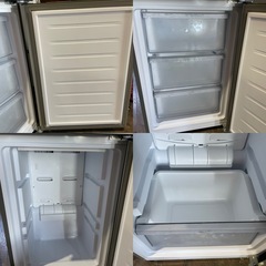 REFAGE YRZ-F23L ノンフロン冷凍冷蔵庫 2024年製 226L 2ドア ゴールド ヤマダ電機 の画像