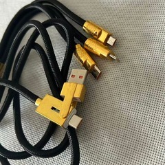 3in1 充電ケーブル マルチ USB-A to Type-C Lightning Micro USB 多機能スマホ充電ケーブルの画像