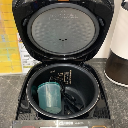 【象印炊飯器】【3合炊き】2021年製★クリーニング済み/6ヶ月保証付き【管理番号10110】五