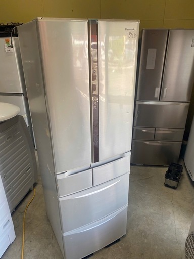 NO B534?福岡市内配送設置無料✨?パナソニック Panasonic エコナビ搭載冷蔵庫 （411L・フレンンチドア） 6ドア シ