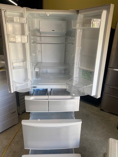 NO B534?福岡市内配送設置無料✨?パナソニック Panasonic エコナビ搭載冷蔵庫 （411L・フレンンチドア） 6ドア シ