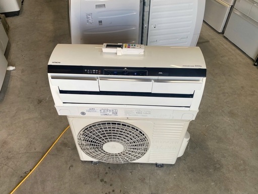 取り付け工事込み 日立 HITACHI ステンレスクリーン お掃除エアコン R32冷媒 （6畳・100V対応） クリアホワイト 白くま