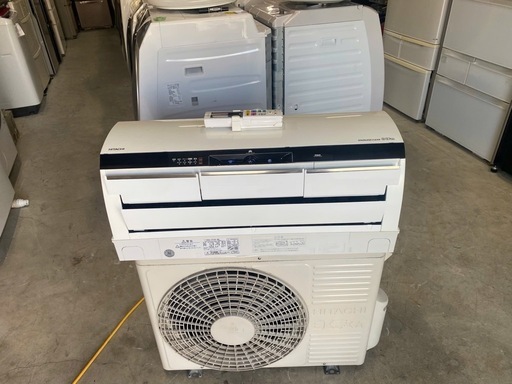 取り付け工事込み 日立 HITACHI ステンレスクリーン お掃除エアコン R32冷媒 （6畳・100V対応） クリアホワイト 白くまくん Xシリーズ RAS-X22E W