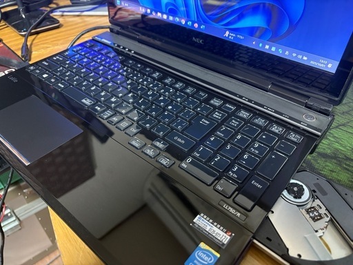 ノートパソコン NEC LaVie Windows11 24H2 CPU i7-4700MQ メモリ8GB SSD 256GB+HDD 1TB Office2021 Blu-ray タッチパネル BIOSアップデート済み