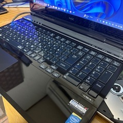 ノートパソコン NEC LaVie Windows11 24H2 CPU i7-4700MQ メモリ8GB SSD 256GB+HDD 1TB Office2021 Blu-ray タッチパネル BIOSアップデート済みの画像