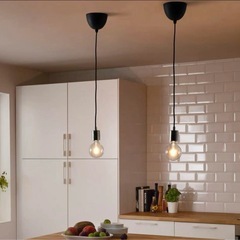IKEAペンダントライト(電球付の画像