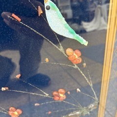 貴石絵　額縁　幅120×46の画像
