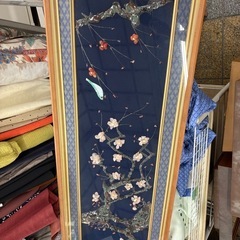 貴石絵　額縁　幅120×46の画像