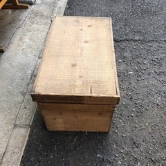 道具入れの木箱❣️昭和レトロ❣️サイズ:64X 35✖️35cm超お買い得品NO：3990の画像