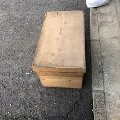 道具入れの木箱❣️昭和レトロ❣️サイズ:64X 35✖️35cm超お買い得品NO：3990の画像
