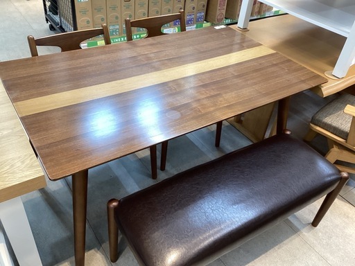 【取りに来られる方限定】ダイニング4点セット