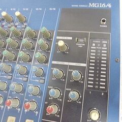 ジャンク 通電OK ヤマハ アナログミキサー MG16/4 MIXING CONSOLE ミキシングコンソール YAMAHA 札幌市 白石店の画像