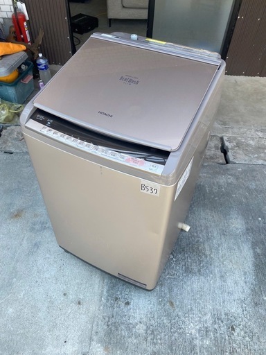 NO B537?福岡市内配送設置無料✨?BW-DV100C 縦型洗濯乾燥機 ビートウォッシュ シャンパン [洗濯10.0kg /乾燥5