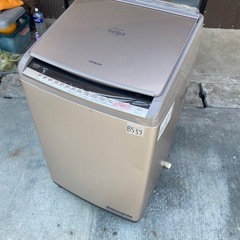 NO B537🌈福岡市内配送設置無料✨🌈BW-DV100C 縦型洗濯乾燥機 ビートウォッシュ シャンパン [洗濯10.0kg /乾燥5.5kg /ヒーター乾燥(水冷・除湿タイプ) /上開き]の画像