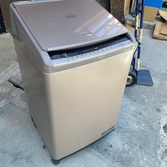 NO B537🌈福岡市内配送設置無料✨🌈BW-DV100C 縦型洗濯乾燥機 ビートウォッシュ シャンパン [洗濯10.0kg /乾燥5.5kg /ヒーター乾燥(水冷・除湿タイプ) /上開き]の画像