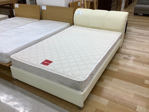 【ラパーク岸和田店】セミダブルベッド　FRANCE BED ホワイト