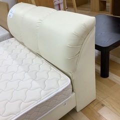 【ラパーク岸和田店】セミダブルベッド　FRANCE BED ホワイトの画像