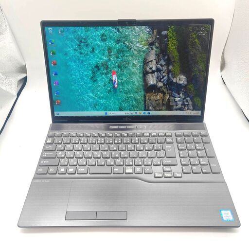 フルHD ブルーレイ 15.6 富士通 ノートPC LIFEBOOK AH79/D3 Core i7-9750H windows11  16GB SSD512GB  カメラあり オフィス (C149)