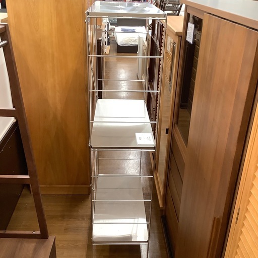 無印良品 3段ステンレスユニットシェルフ【トレファク 川越店】