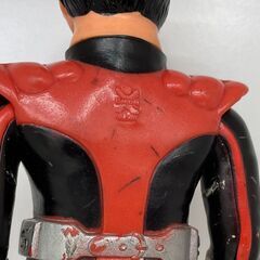 希少 当時物 仮面ライダーストロンガー 約23ｃｍ ソフビ 面取れ 石森プロ 当時物 札幌市手稲区の画像