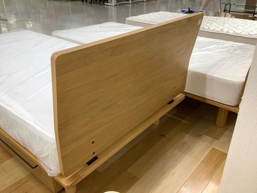 【トレファク　ラパーク岸和田店】シングルベッド　無印良品　木製　ナチュラル