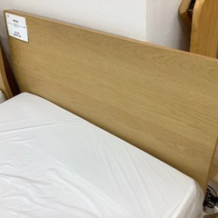 【トレファク　ラパーク岸和田店】シングルベッド　無印良品　木製　ナチュラルの画像