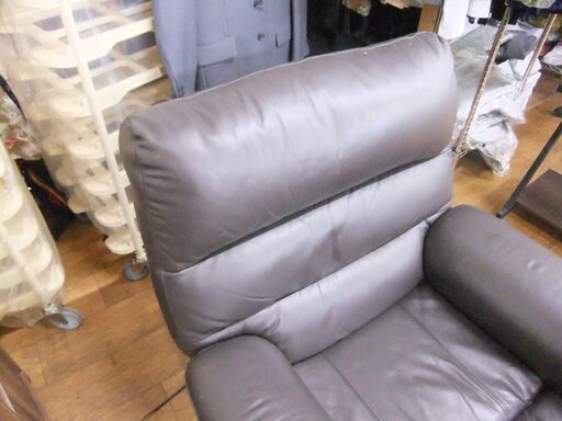ソファ 電動リクライニングソファ 一人掛け 座面レザー ニトリ ビリーバー3 ブラウン 中古 BELIEVER3 札幌市厚別区 厚別店