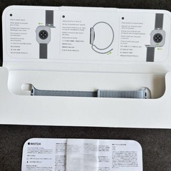 Apple Watch バンド 未使用　ライトグレー　箱説明書付属の画像