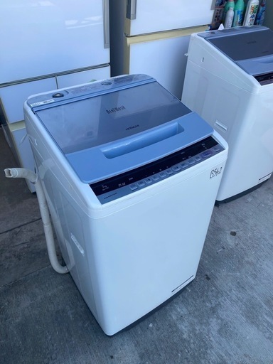 NO B542?福岡市内配送設置無料✨?日立 HITACHI ビートウォッシュ 全自動洗濯機 （7kg） ブルー BW-V70C A 