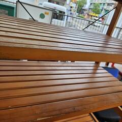 リサイクルショップどりーむ荒田店　No4844　ウッドラック　オープンラック　４段の画像