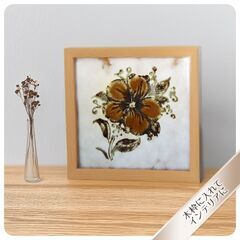 150角タイル　花柄　70枚セットの画像