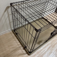 ⭐️ペットケージ ゲージ ブラウン 屋根付き　犬 ⭐️の画像