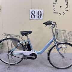 089整備済新基準パナソニック電動アシスト自転車26インチ中古車の画像