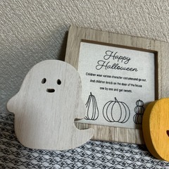 美品✨ハロウィン　木製　3点セットの画像
