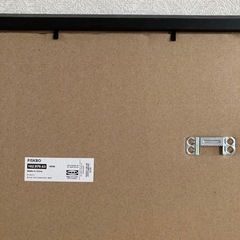 IKEA イケア　額　フレーム　73×53cm 黒の画像