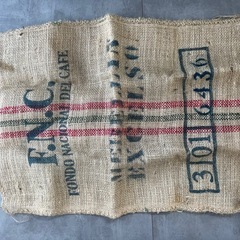 コーヒー樽&コーヒー麻袋の画像