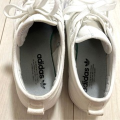 adidas アディダス NIZZA TREFOIL W スニーカー ホワイト　23㎝の画像