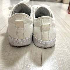 adidas アディダス NIZZA TREFOIL W スニーカー ホワイト　23㎝の画像