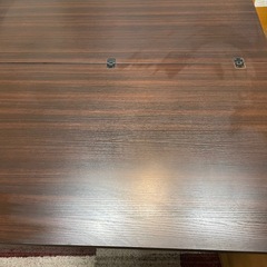 高さ調整可能　拡大可能　110x120 ダイニングテーブル　ローテブールの画像