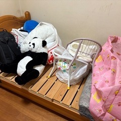 シングルマットレスとベッドの画像