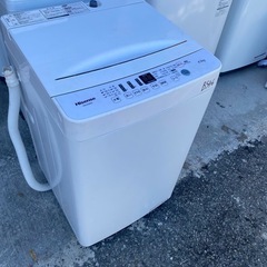 NO B546🌈福岡市内配送設置無料✨🌈ハイセンス 4．5kg全自動洗濯機 エディオンオリジナル ホワイト HW-E4503 2020年の画像