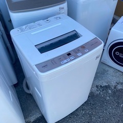 NO B547🌈福岡市内配送設置無料✨🌈全自動洗濯機 Sシリーズ ホワイト AQW-S60J-W [洗濯6.0kg /乾燥機能無 /上開き]の画像
