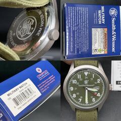 N399　可動[スミス＆ウェッソン] Smith&Wesson ミリタリーウォッチ SWW-1464-OD メンズウォッチ　腕時計　未使用保管品の画像