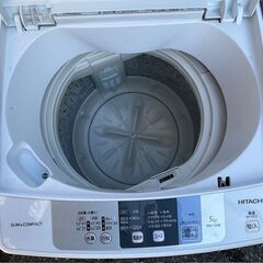 【RKGSE-360】特価！日立/5kg/全自動洗濯機/NW-50B/中古/2017年製/店頭引取推奨商品/弊社近隣配達も可の画像